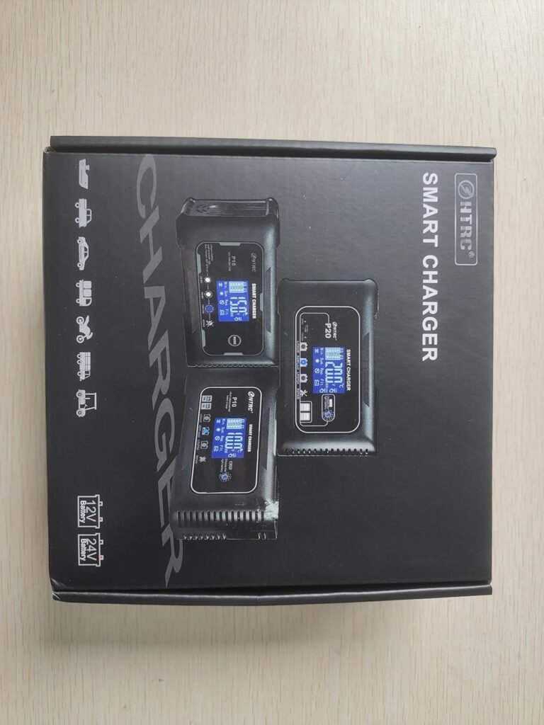 Haisito: 20A 12V/24V Smart Battery Charger –Automatic Maintainer, Trickle Charger  Desulfator with Overcharge Protection  Temperature Compensation – for Lead-Acid,LiFePO4  Lithium Batteries