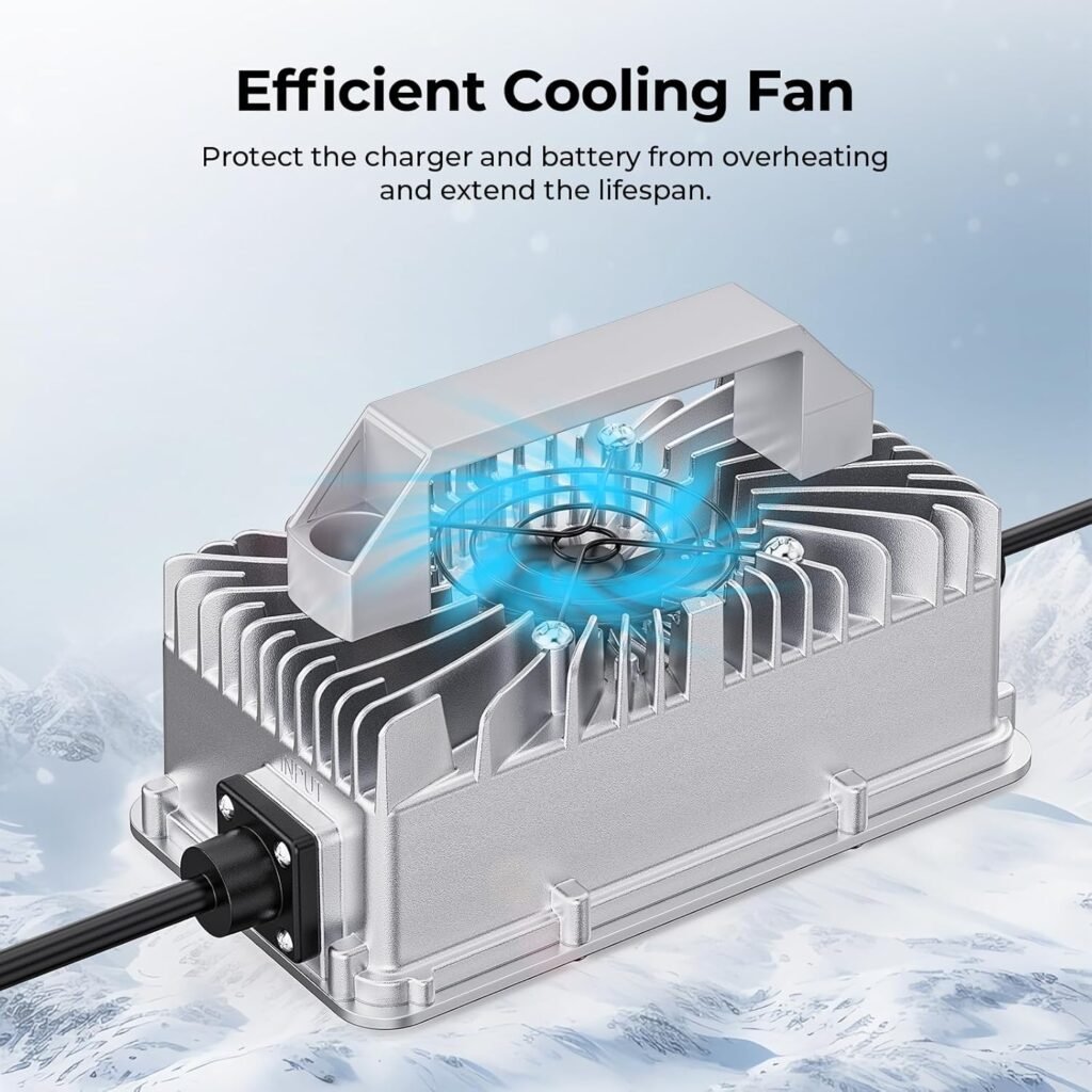 12V 30A LiFePO4 Battery Charger, PowerUrus 12V Lithium LiFePO4 Battery Charger 14.6V Lithium Battery Chargers, 30A Smart Battery Maintainer, Designed for 12v LiFepO4 Deep Cycle Rechargeable Batteries 12V 30A LiFePO4 Battery Charger, PowerUrus 12V Lithium LiFePO4 Battery Charger 14.6V Lithium Battery Chargers, 30A Smart Battery Maintainer, Designed for 12v LiFepO4 Deep Cycle Rechargeable Batteries