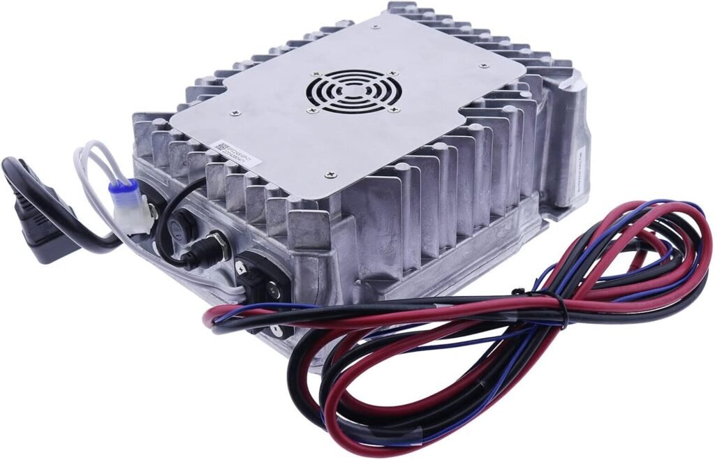 Solarhome Battery Charger EPC2430-EP-01 24V 30A Compatible with Signet Genie Skyjack JLG Scissor Lift with Higher Charging Efficiency, Silver, HB600-24b