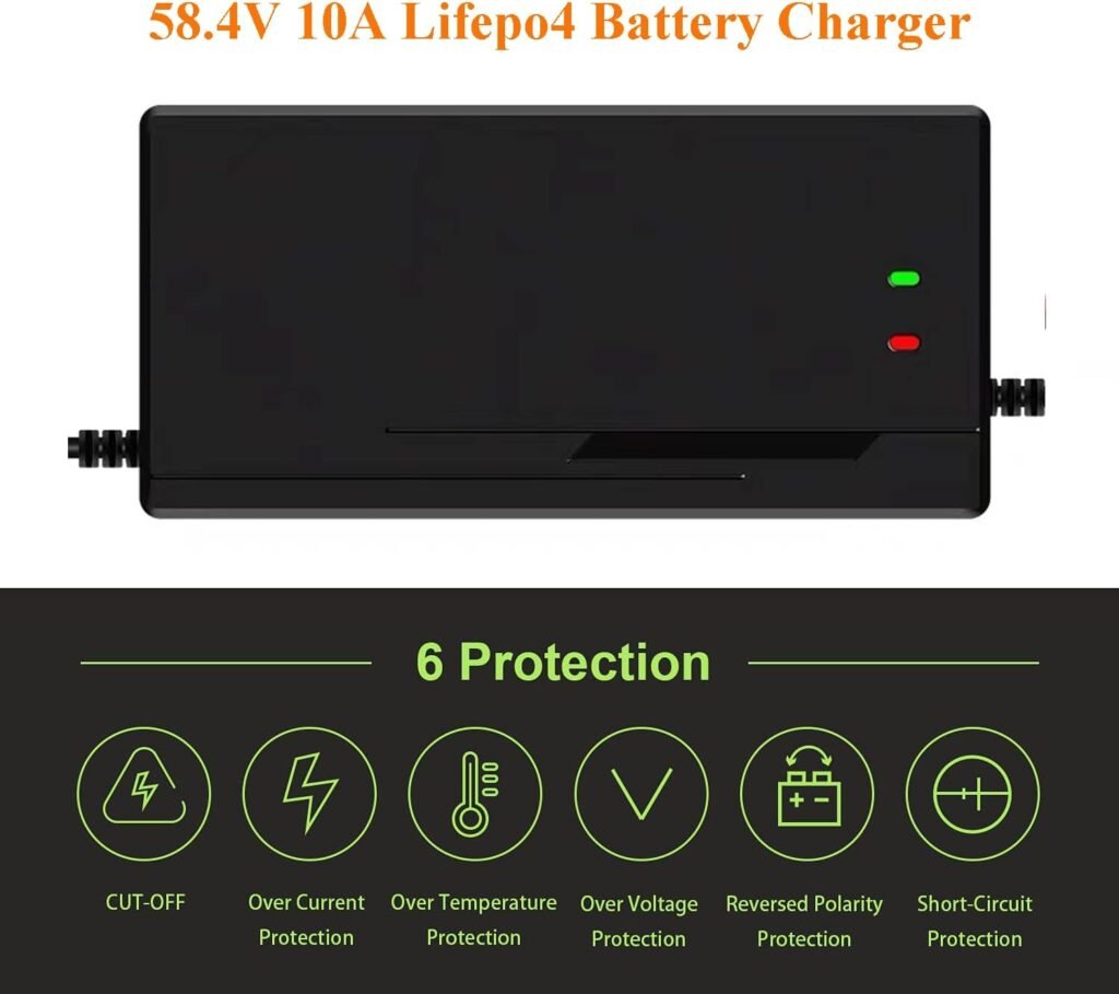 24V/29.2V 10A Lifepo4 Charger 110V 120V with Cooling Fan Lithium Battery Charger Multiple Protection Functions for 24V Lifepo4 Battery 24V/29.2V 10A Lifepo4 Charger 110V 120V with Cooling Fan Lithium Battery Charger Multiple Protection Functions for 24V Lifepo4 Battery
