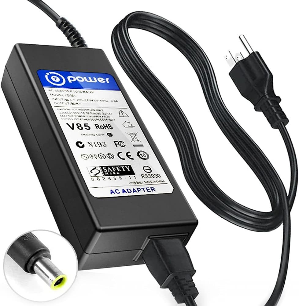 T POWER 12V-30V Battery Charger for Oupes Portable LiFePO4 Power Station SP-UPP-600J Exodus 600 600W SP-UPP-600 ‎PPS-US-F Ac Power Adapter Supply Cord