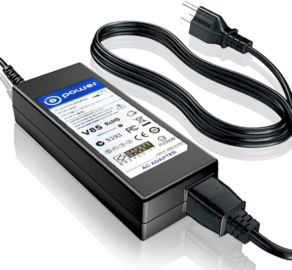 T POWER 12V-30V Battery Charger for Oupes Portable LiFePO4 Power Station SP-UPP-600J Exodus 600 600W SP-UPP-600 ‎PPS-US-F Ac Power Adapter Supply Cord