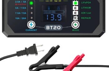 YUFAY 12V/20V Lithium/LiFePO4 Battery Charger Review