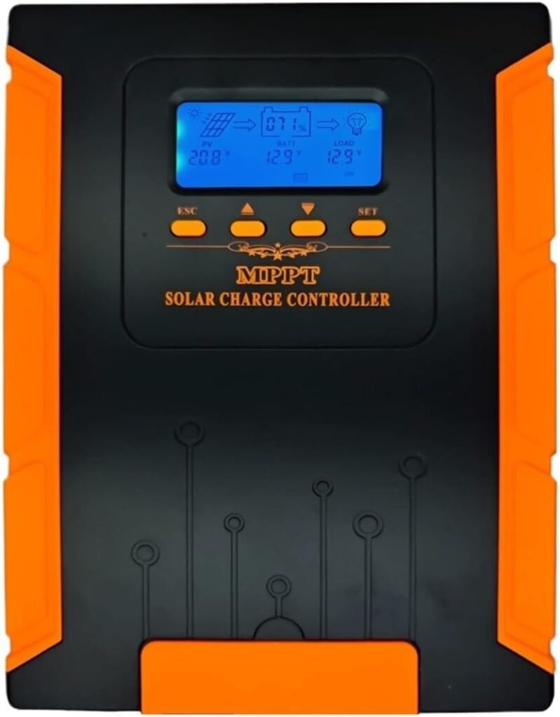 12V-48V Auto Solar Controller MPPT 30A-120A, High-Efficiency PV Regulator  Battery Charger for Lead Acid  Lithium(80A)