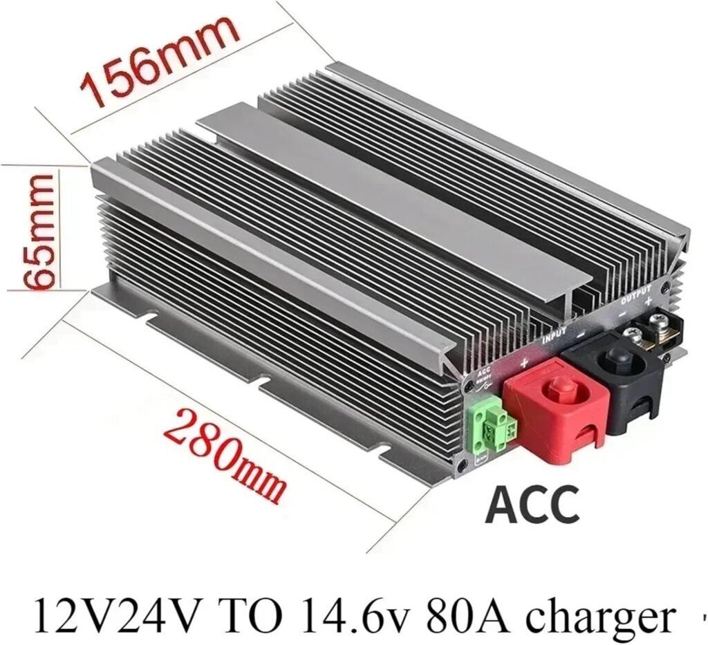 12V to 14.6V 40A 50A 80A DC DC LiFePO4 Lithium Battery Charger Step UP Power Converter Voltage for Cars Solar(14.6v 50A Charger) 12V to 14.6V 40A 50A 80A DC DC LiFePO4 Lithium Battery Charger Step UP Power Converter Voltage for Cars Solar(14.6v 50A Charger)