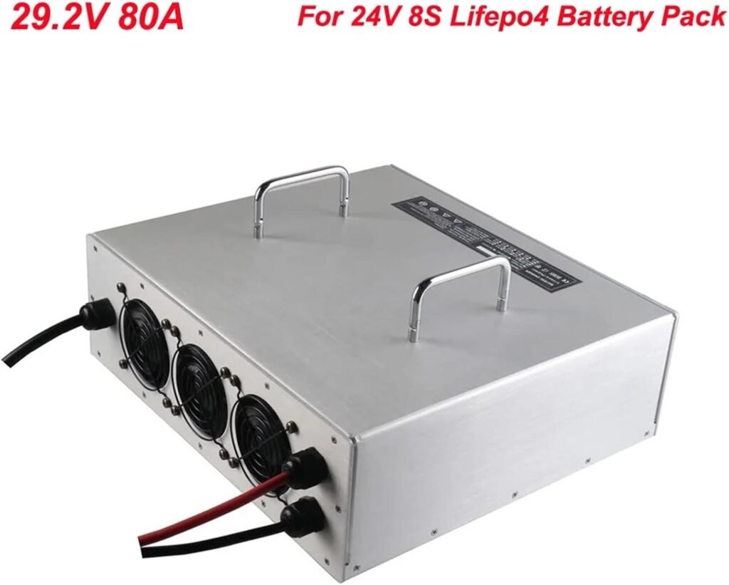 3000W 24V 80A LiFePO4 Fast Charger 29.2V 80A 100A 8S LFP Iron Phosphate Battery Forklift Touring car Energy Storage RV Charger(Copper Nose 200A,29.2V 80A) 3000W 24V 80A LiFePO4 Fast Charger 29.2V 80A 100A 8S LFP Iron Phosphate Battery Forklift Touring car Energy Storage RV Charger(Copper Nose 200A,29.2V 80A)