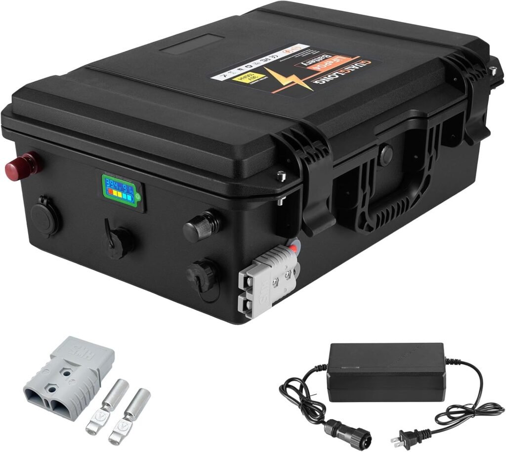 36V(38.4V) 100AH Lithium Golf Cart Battery Built-in 120A BMS,15000 Cycles Rechargeable LiFePO4 Battery, Support up to 3kW Motor, Max 4.6kW Continuous Power Output, Perfect for Golf Carts 36V(38.4V) 100AH Lithium Golf Cart Battery Built-in 120A BMS,15000 Cycles Rechargeable LiFePO4 Battery, Support up to 3kW Motor, Max 4.6kW Continuous Power Output, Perfect for Golf Carts