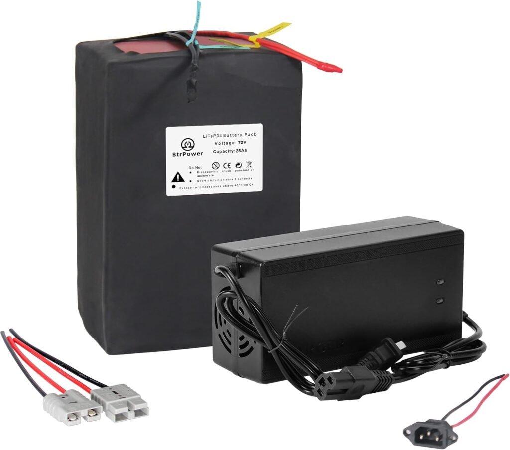 72V 25Ah LiFePO4 E-Bike Battery Built-in 80A BMS for 0-2800W Motor 72V 25Ah LiFePO4 E-Bike Battery Built-in 80A BMS for 0-2800W Motor