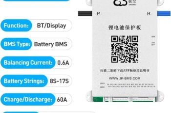 JK BMS Smart Active Balance 4S-24S (JK-BD6A17S6P) review