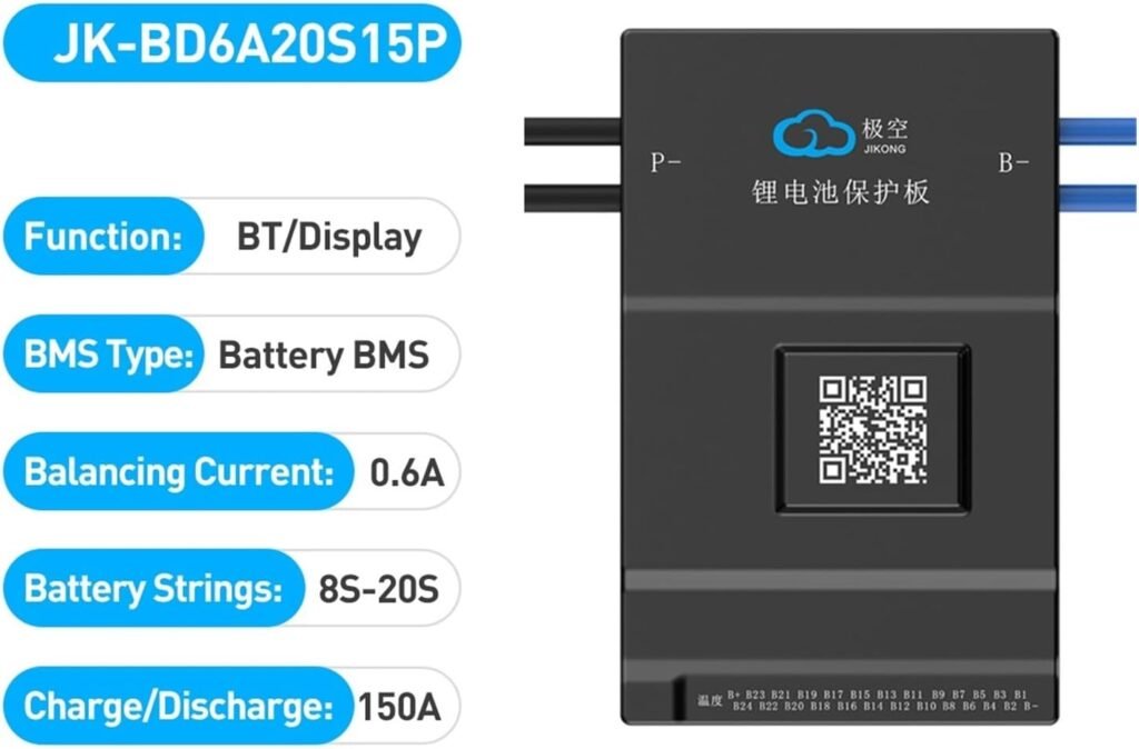 JK BMS Active Balance BMS 4S 8S 12S 13S 14S 16S 17S 20S 24S Smart BMS 40A 60A 80A 100A 150A 200A Lifepo4 Li-Ion Lto Battery(JK-BD6A24S12P) JK BMS Active Balance BMS 4S 8S 12S 13S 14S 16S 17S 20S 24S Smart BMS 40A 60A 80A 100A 150A 200A Lifepo4 Li-Ion Lto Battery(JK-BD6A24S12P)
