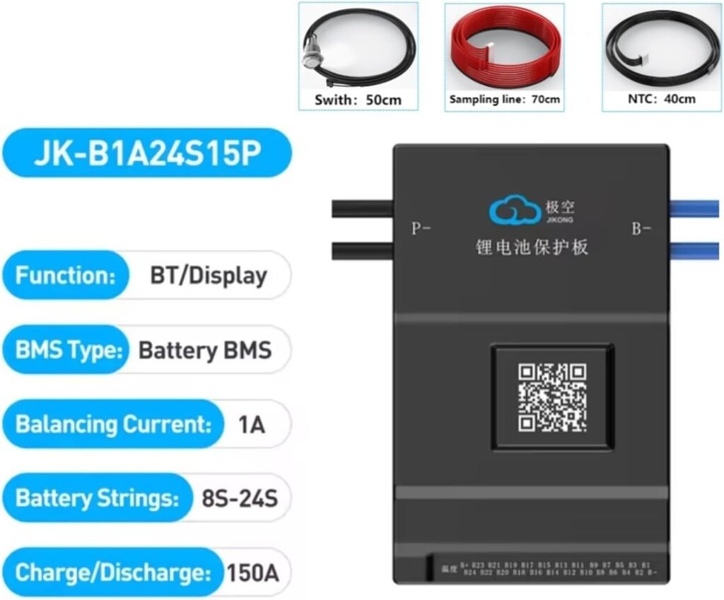 JK BMS Active Balance BMS 8S 12S 13S 14S 16S 17S 20S 24S Smart BMS 60A 80A 100A 150A 200A 300A Lifepo4 Li-Ion Lto Battery(JK-B1A24S15P) JK BMS Active Balance BMS 8S 12S 13S 14S 16S 17S 20S 24S Smart BMS 60A 80A 100A 150A 200A 300A Lifepo4 Li-Ion Lto Battery(JK-B1A24S15P)