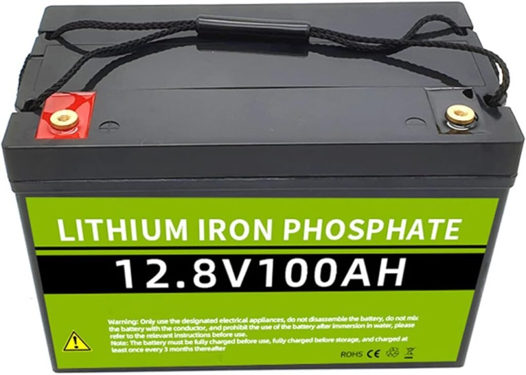 12.8V/12V 100Ah 200Ah 300Ah LiFePO4 Battery 4000+ Deep Cycles Lithium Battery with 100A BMS Max.1280Wh/2560Wh/3840Wh Energy Perfect for RV/Solar/Trolling Motor