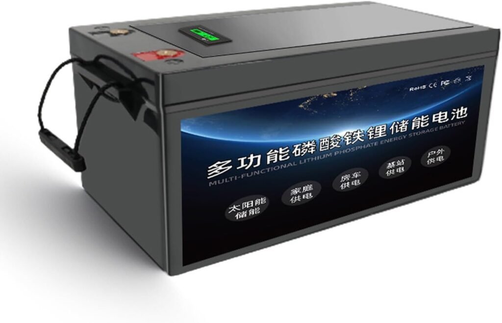 12V 200Ah Lithium LiFePO4 Battery Built-in 100A BMS 2000+ Deep Cycles 12.8V Replacement Battery for Off-Grid Application/RV/Solar/Home Emergency Storage 12V 200Ah Lithium LiFePO4 Battery Built-in 100A BMS 2000+ Deep Cycles 12.8V Replacement Battery for Off-Grid Application/RV/Solar/Home Emergency Storage