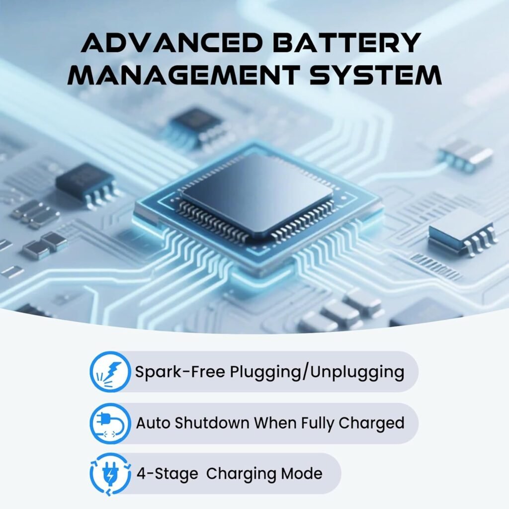 12V 20A Lithium Battery Charger 14.6V LiFePO4 Battery Charger with Quick Connector Automatic Smart Maintenance for Deep Cycle Rechargeable Battery Boat RV 12V 20A Lithium Battery Charger 14.6V LiFePO4 Battery Charger with Quick Connector Automatic Smart Maintenance for Deep Cycle Rechargeable Battery Boat RV