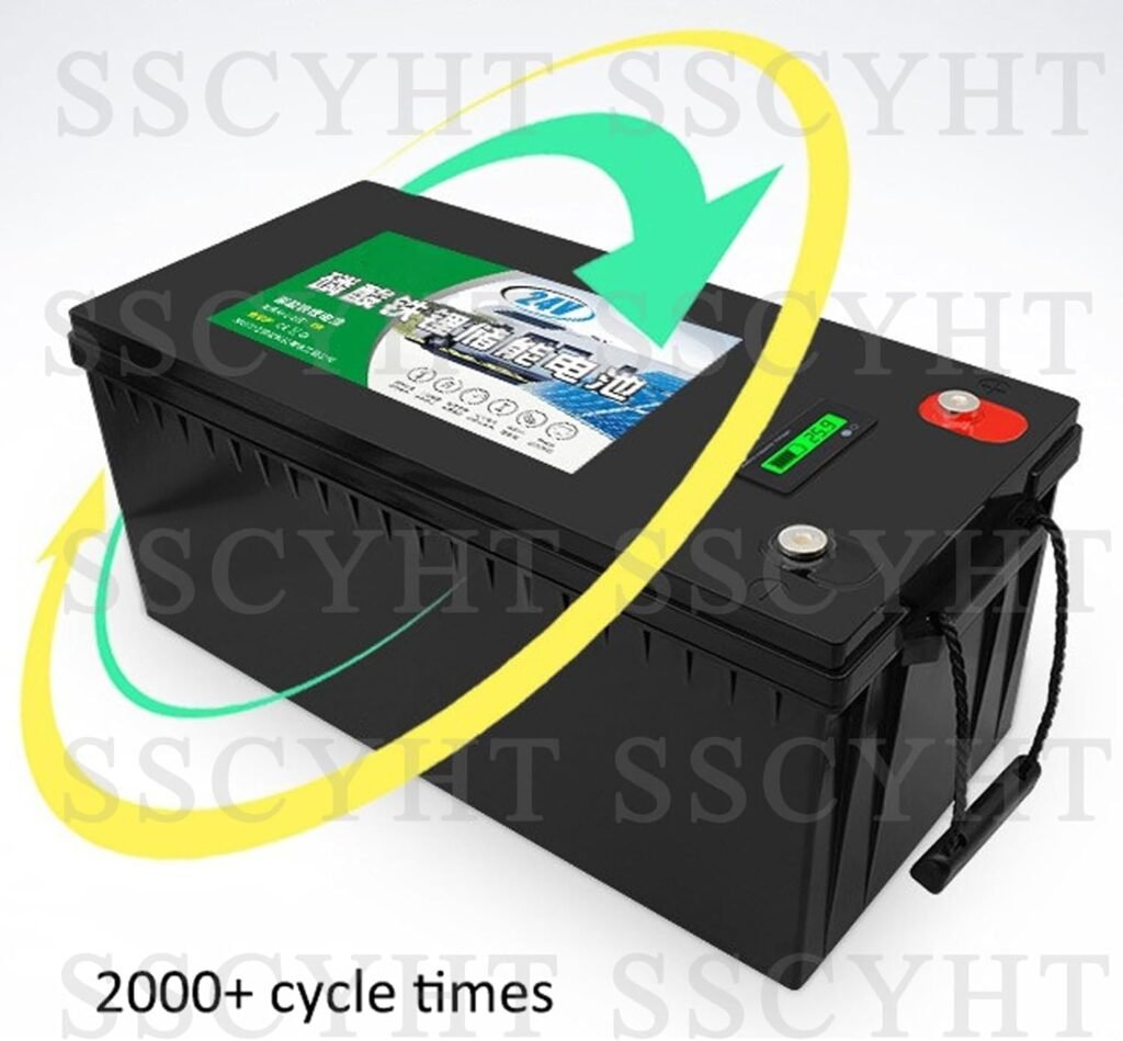 24V 100Ah 150Ah 200Ah 230Ah LiFePO4 Lithium Battery Built-in 100A BMS Deep Cycle 2000+ Replacement Battery 25.6V Ideal for RV/Solar Off-Grid Systems 24V 100Ah 150Ah 200Ah 230Ah LiFePO4 Lithium Battery Built-in 100A BMS Deep Cycle 2000+ Replacement Battery 25.6V Ideal for RV/Solar Off-Grid Systems