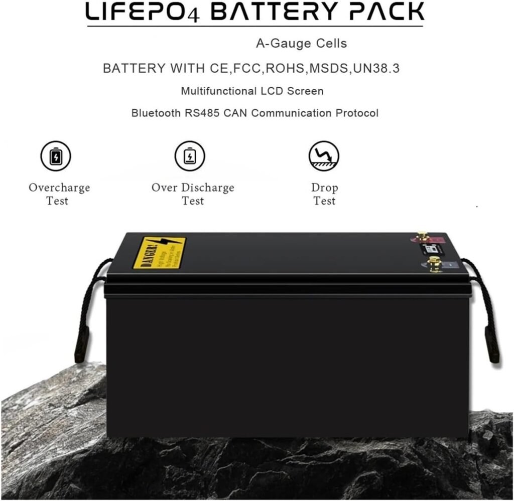 48V 100Ah LiFePO4 Lithium Battery Built-in BMS for RV Golf Cart Solar Storage Outdoor Camping 48V 100Ah LiFePO4 Lithium Battery Built-in BMS for RV Golf Cart Solar Storage Outdoor Camping