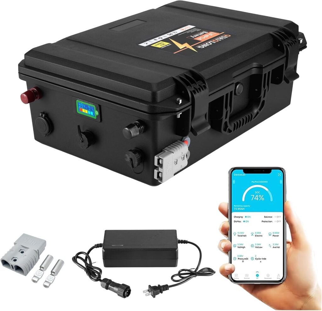 GuaiGLong 36V 100Ah LiFePO4 Battery Bluetooth,36V lithium battery Built-in 120A BMS 3840Wh,4000+ Deep Cycle,Perfect for Golf Cart,RV,Marine,Solar,Boat,Trolling Motor GuaiGLong 36V 100Ah LiFePO4 Battery Bluetooth,36V lithium battery Built-in 120A BMS 3840Wh,4000+ Deep Cycle,Perfect for Golf Cart,RV,Marine,Solar,Boat,Trolling Motor