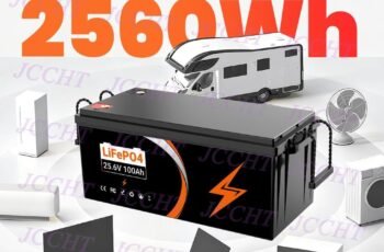 JCCHT 24V 100Ah LiFePO4 Lithium Battery review