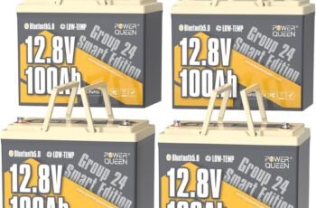 Power Queen 4Pack Bluetooth 12V 100Ah LiFePO4 Battery review