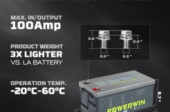 POWERWIN 51V 100Ah BT5120 LiFePO4 Battery review