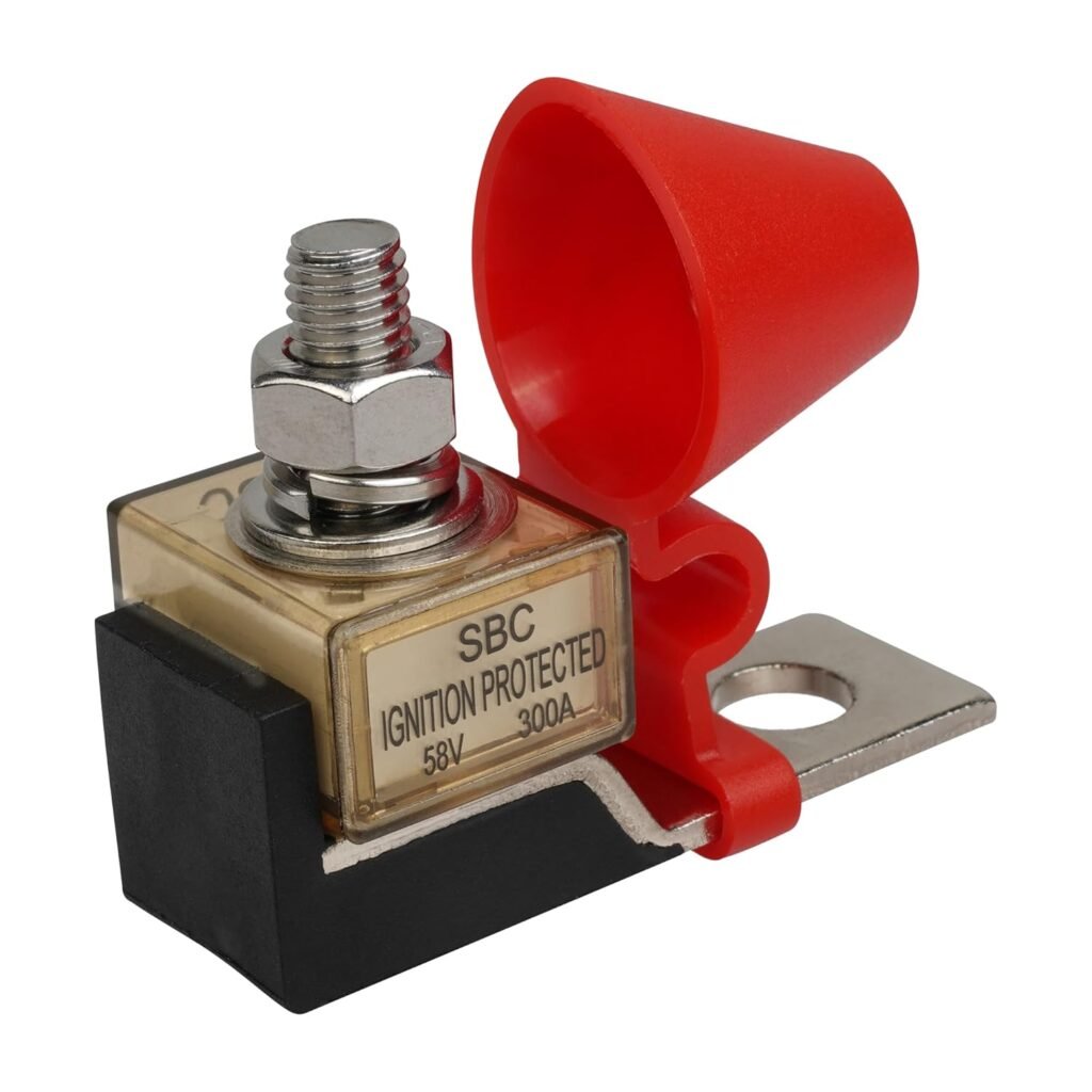 South Bend Components 100A Marine Rated Battery Fuse (MRBF) and Terminal Block Combo Pack, 58V DC Max, IP66, Ignition Protected (100-Pack) South Bend Components 100A Marine Rated Battery Fuse (MRBF) and Terminal Block Combo Pack, 58V DC Max, IP66, Ignition Protected (100-Pack)