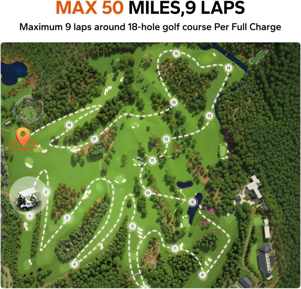 LiTime 48V 100Ah Lithium Golf Cart Battery with 18A Charger, 200A BMS, Bluetooth Low-Temp Protection, Support up to 5kW Motor, Max 10.2kW Continuous Power Output, Perfect for Golf Carts LiTime 48V 100Ah Lithium Golf Cart Battery with 18A Charger, 200A BMS, Bluetooth Low-Temp Protection, Support up to 5kW Motor, Max 10.2kW Continuous Power Output, Perfect for Golf Carts