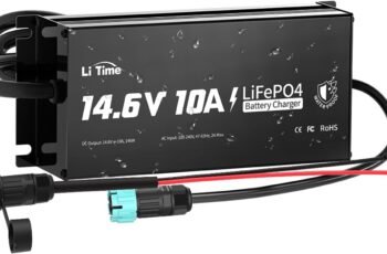 LiTime IP65 Waterproof 14.6V 10A LiFePO4 Onboard Charger Review