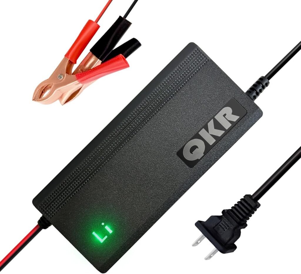 12V Lithium Battery Charger 14.6V 10A LiFePO4 Battery Charger for 12V Lithium Iron Phosphate Battery, Built-in Safety Protections, Support 0V Charging, Fast Charging, Smart Charger with LED Indicator 12V Lithium Battery Charger 14.6V 10A LiFePO4 Battery Charger for 12V Lithium Iron Phosphate Battery, Built-in Safety Protections, Support 0V Charging, Fast Charging, Smart Charger with LED Indicator