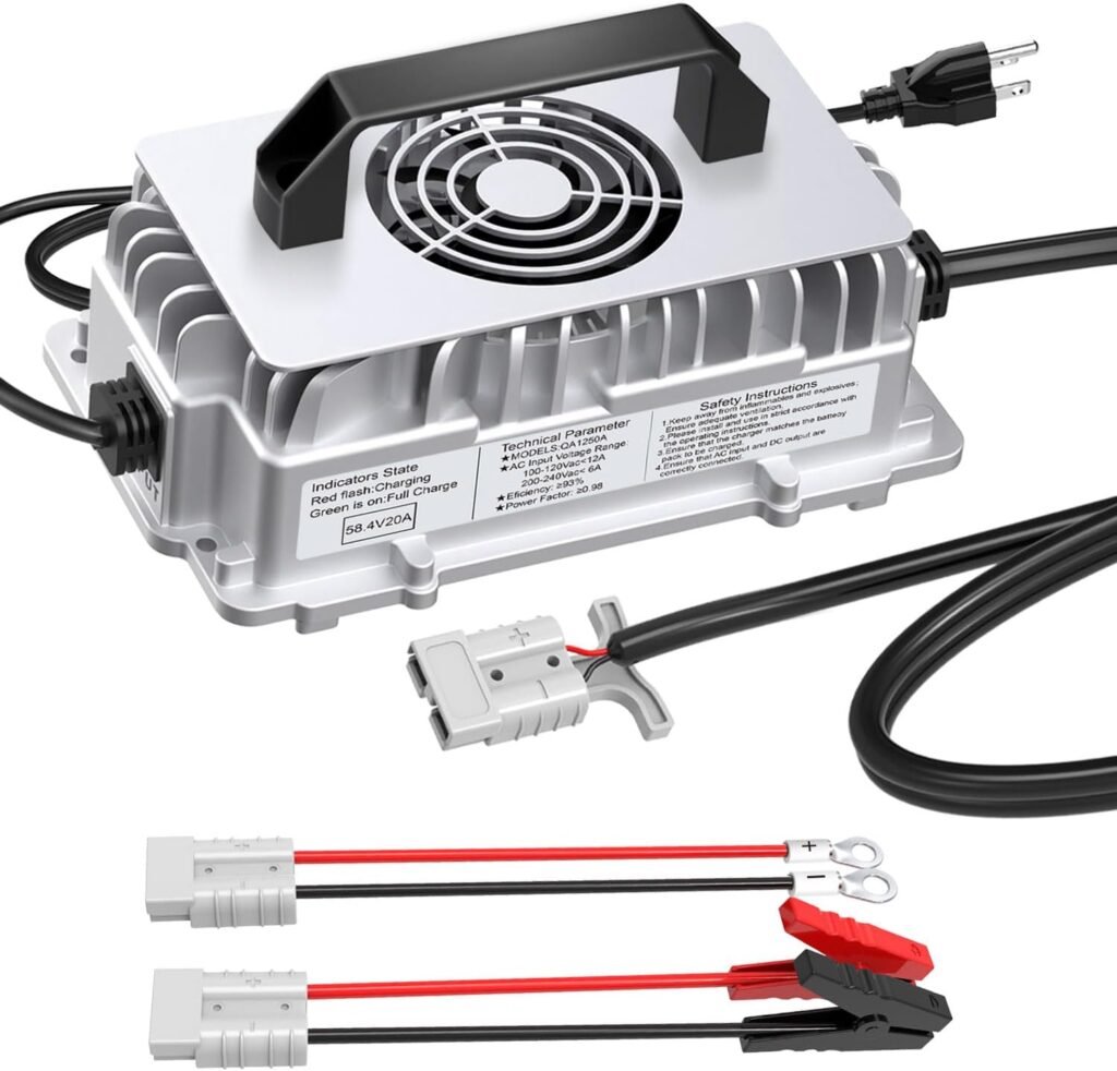 14.6V 20A LiFePO4 Battery Charger 12V 20A Rechargeable Charger for Lithium Iron Phosphate Battery