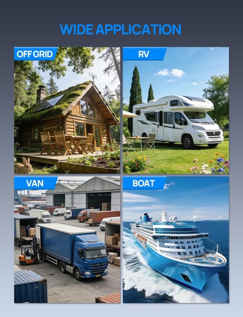 ECO-WORTHY 12V 20A Lithium Battery Charger 14.6V LiFePO4 Battery Charger with Anderson Connector Automatic Smart  Maintenance for Deep Cycle Rechargeable Battery Boat RV