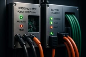 Surge Protection and Power Conditioning for Battery Chargers