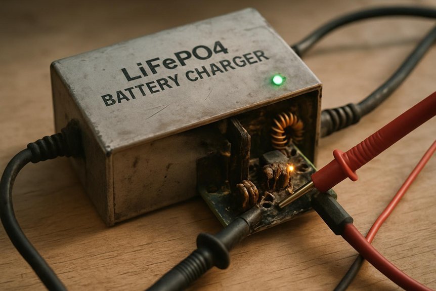 charger troubleshooting for batteries