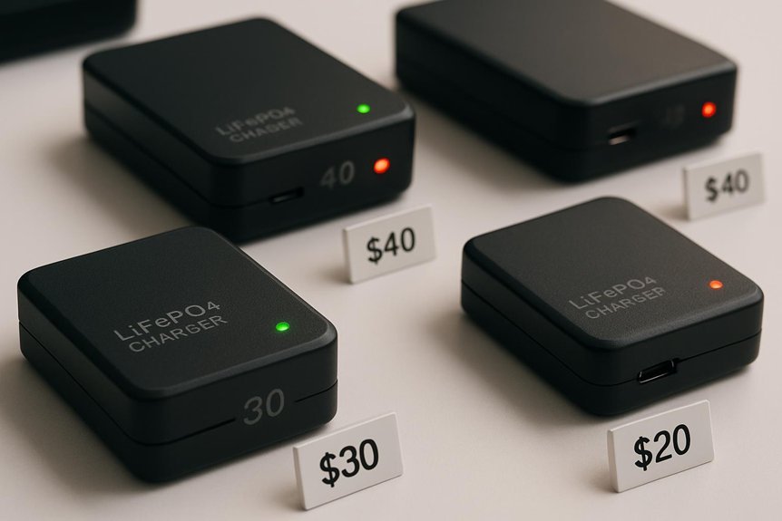 compact lifepo4 chargers under 50