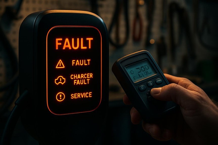 diagnosing charger fault codes