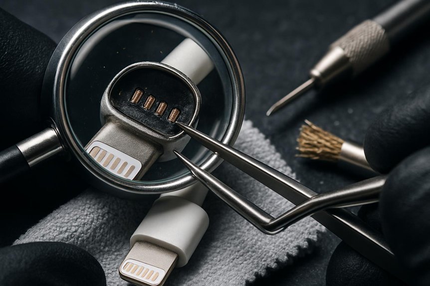 dirty contaminated connectors threaten charging safety