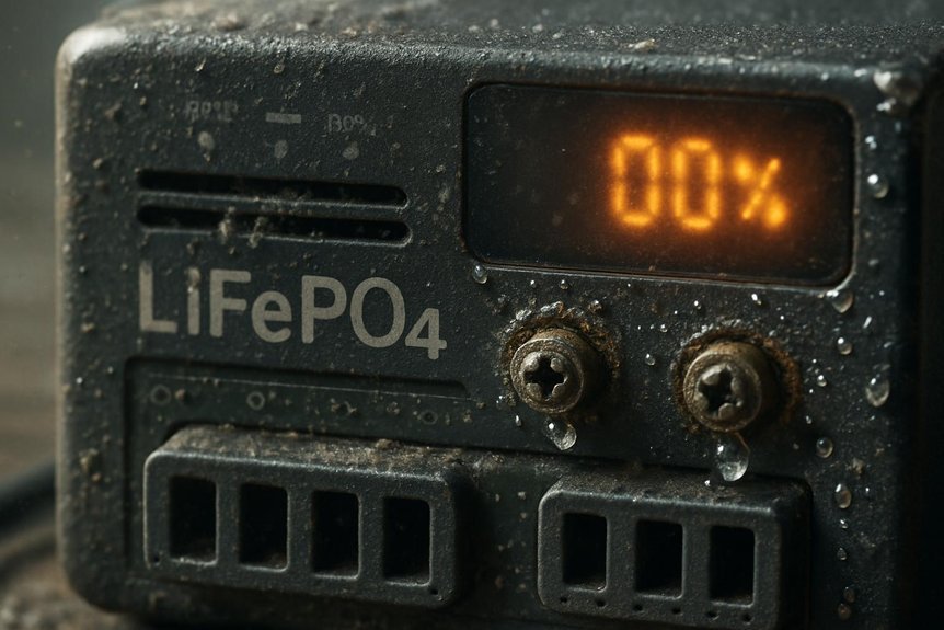 dust clogged lifepo4 charging systems indicators