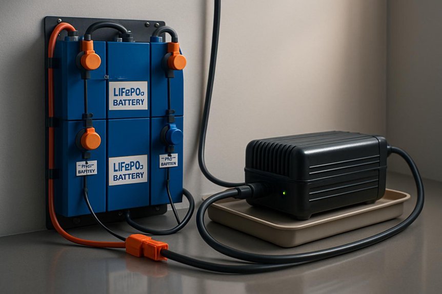 indoor lifepo4 charging considerations