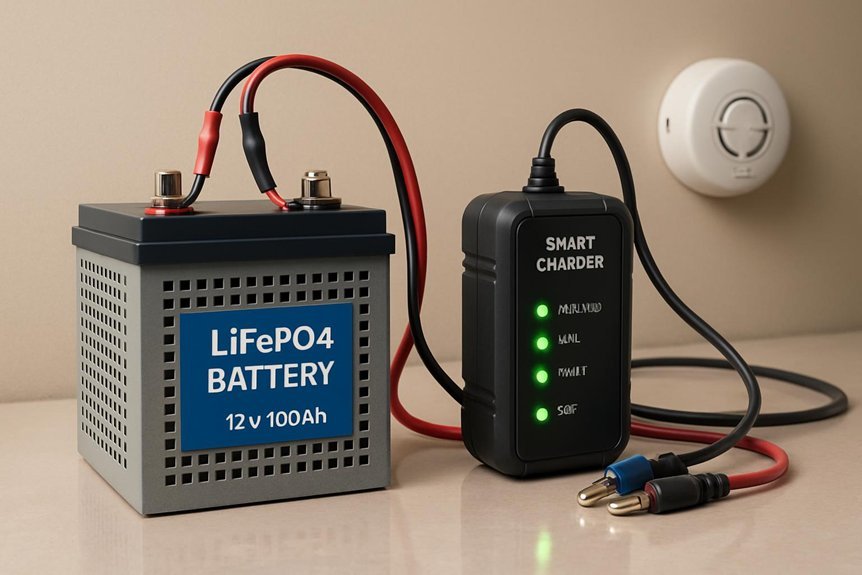 indoor lifepo4 charging safety