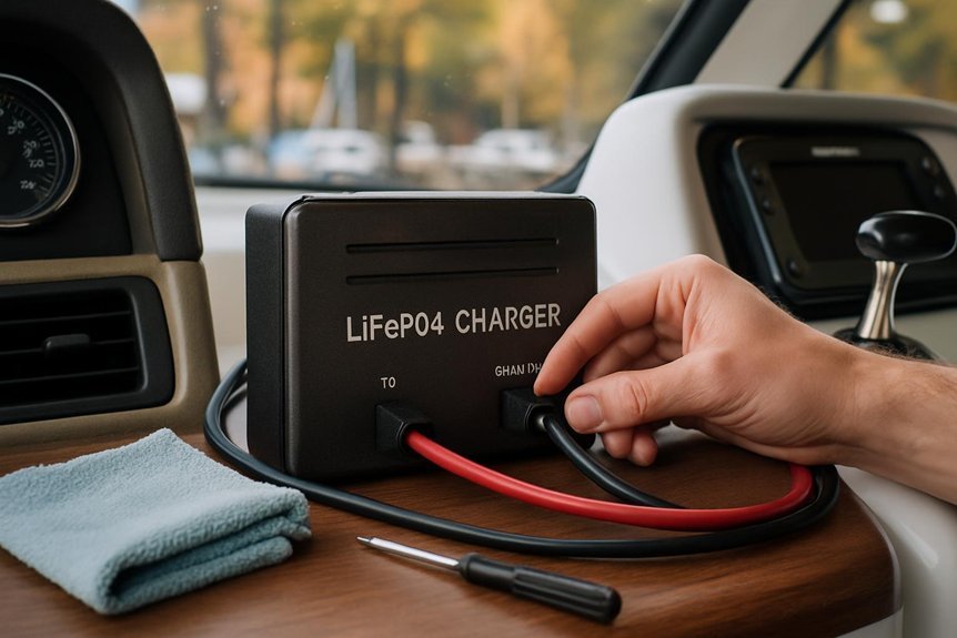 inspect lifepo4 charger regularly
