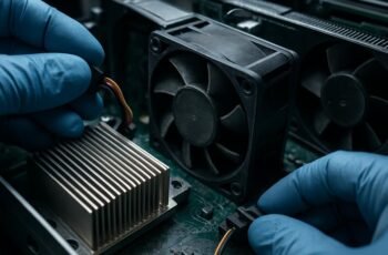 Inspecting Cooling Fans and Internal Components for Wear
