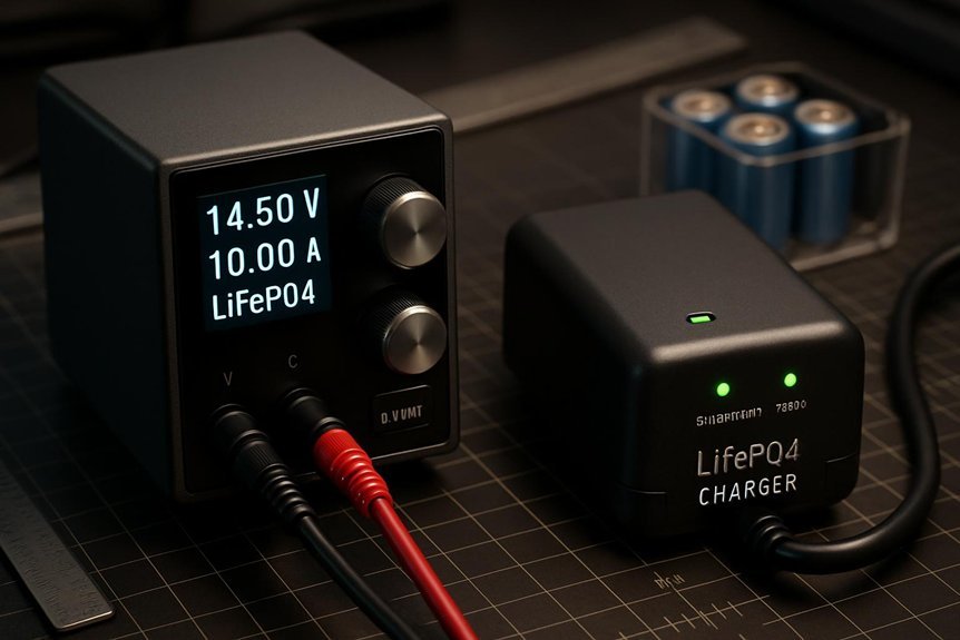lifepo4 charging criteria comparison