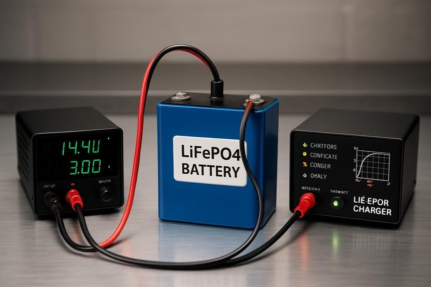 lifepo4 charging profile differences
