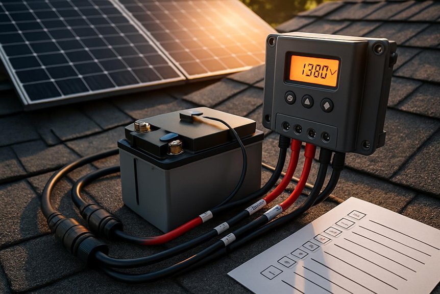 lifepo4 solar charging checks