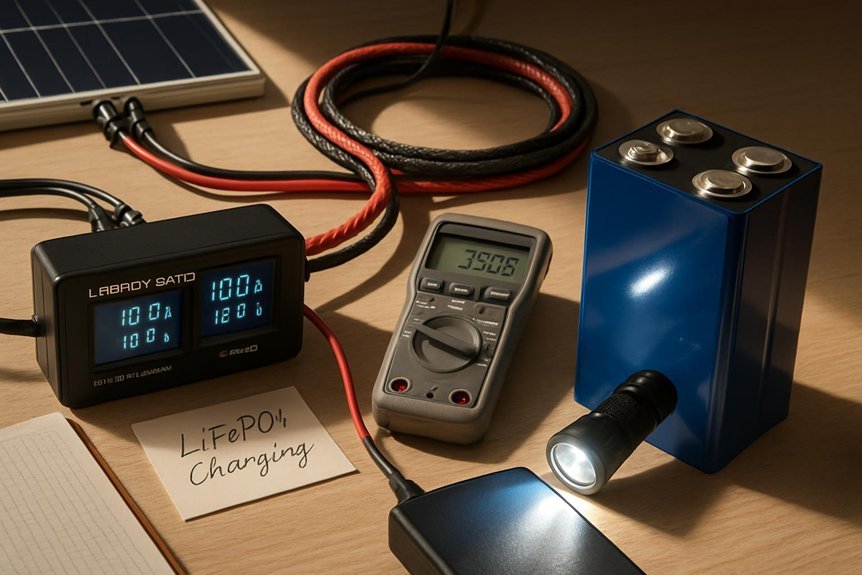 lifepo4 solar charging profiles optimized