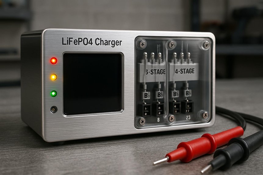 lifepo4 stage charge dynamics
