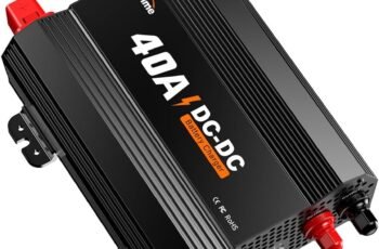 LiTime 12V 40A DC to DC Charger for 14.6V LiFePO4 Lithium Lead Acid AGM Gel Batteries, 3-Stage Fast Battery Charger for RVs, Campers, Trailers, Solar System and Home Backup Review (2026)