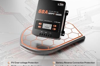 LiTime 60A MPPT Solar Charge Controller (No Build-in Bluetooth), 12V/24V/36V/48V Auto, Max PV Input 200VDC LCD Display Solar Panel Regulator for LiFePO4/Lead-acid Battery Review (2026)
