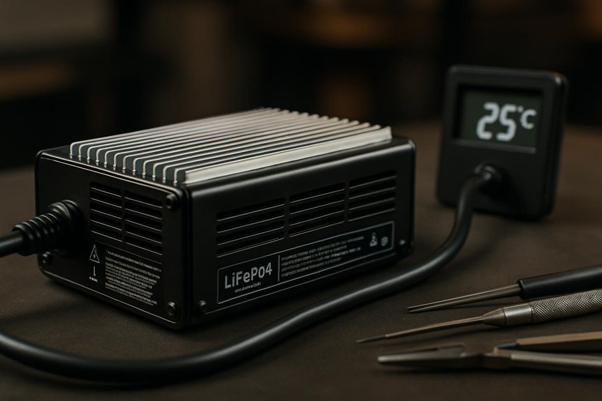 monitor temperature to optimize charging stability