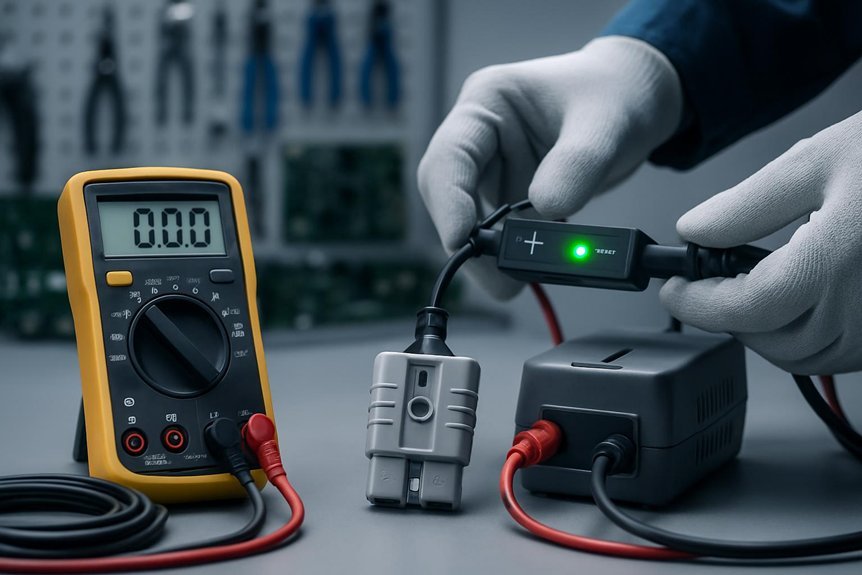 polarity safety checks conducted