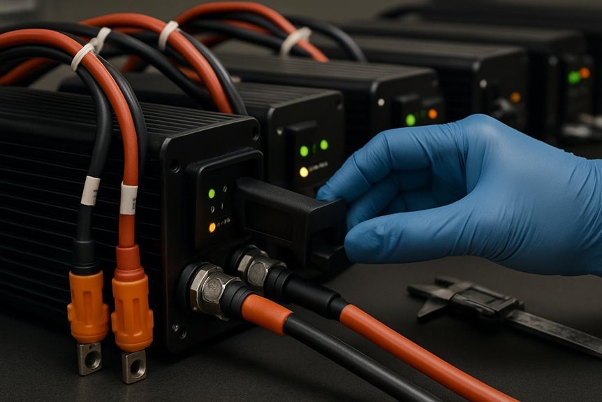 routine inspections of cables connectors safety components